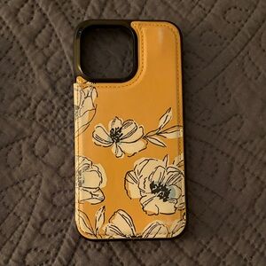 Apple Yellow Floral Phone Case